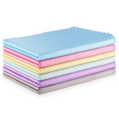 Easy Clean Streak Free Glass Cleaning Miracle Microfiber Cleaning Cloth for K...