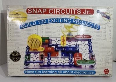 Science Project Snap Circuits Jr. SC-100 Electronics Discovery Kit Elenco 8+ 