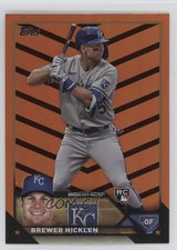 2023 Topps Update Orange & Black Foil Brewer Hicklen #US37 0a6