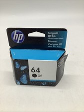 HP 64 Black Ink Cartridge EXP June 2023 FREE SHIPPING 