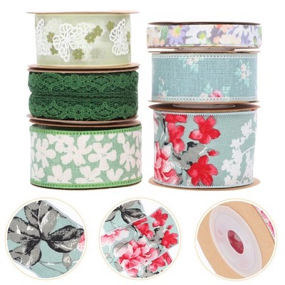 6 Rolls Band Zum Einwickeln Packschleifenband Blumenstraußband Packband