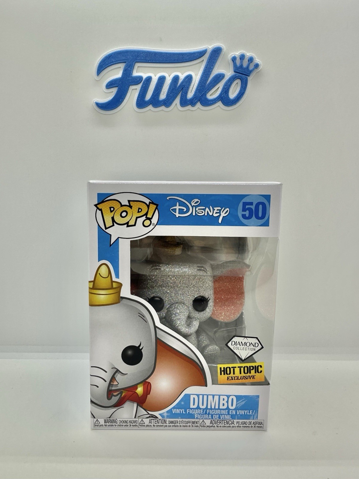 Funko Pop Disney Dumbo 50 Diamond Hot Topic Exclusive