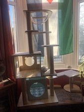 Ikea Cat Tree With Cat Scratchers And Bubble Bed