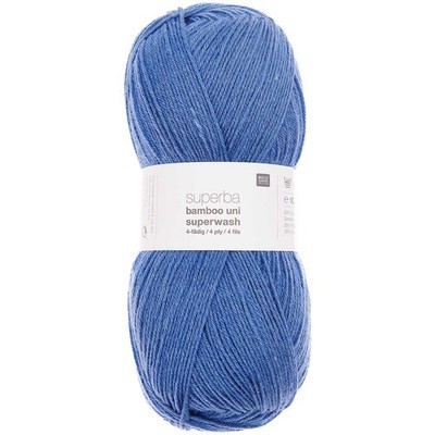 RICO SUPERBA BAMBOO UNI SUPERWASH 4-FÄDIG Sockengarn