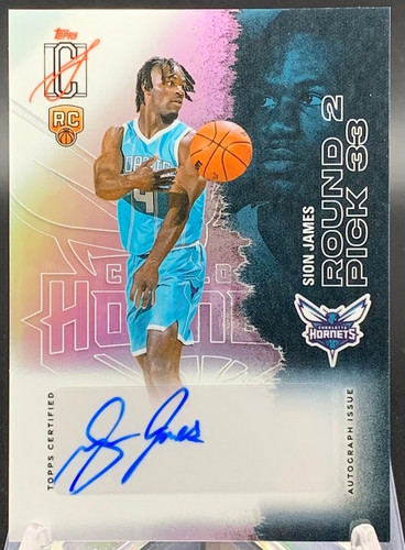 2025 Topps Signature Sion James Base (RAW)