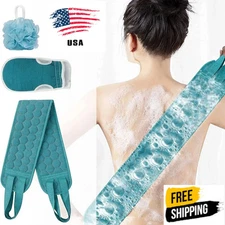 Exfoliating Body Scrubber Set - Includes Back Scrubber, Bath Glove And Sponge.*