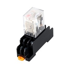 1PC AC 110V-120V 8-Pin 5Amp Electromagnetic Power Relay DPDT 2NO 2NC Relay Co...