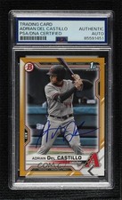 PSA/DNA 2021 Bowman Draft Gold 42/50 Adrian Del Castillo #BD-108 00li
