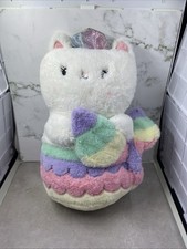 FAO Schwarz Glow Brights Meowmaid 11" Toy Plush Lights Sound Cat Light Up