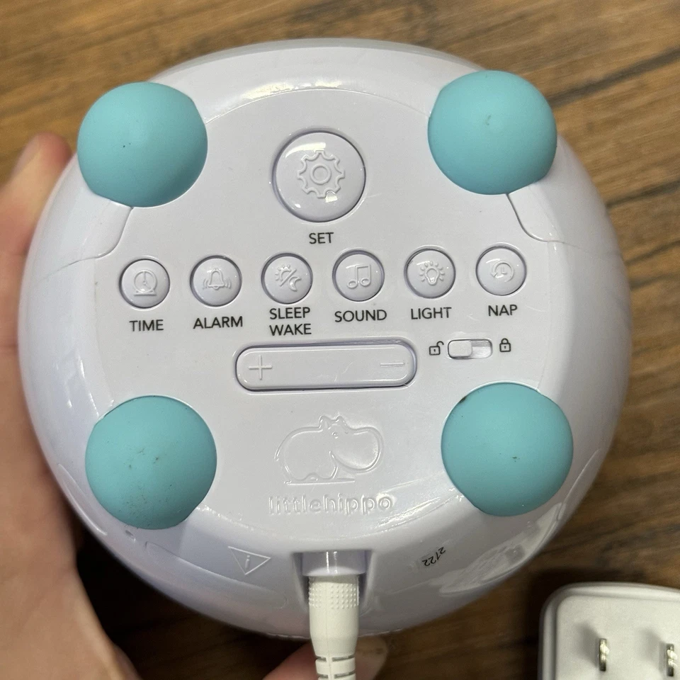 VTech Bebé Cuna Oso Proyector Música Naturaleza Sonidos Chupete Blanco/Azul Foto 4 de 4