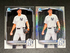 CAM SCHLITTLER 2025 Bowman Chrome 1st Bowman Mojo Refractor+Base Combo3 Yankees