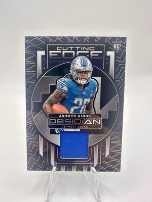 2023 Panini Obsidian Jahmyr Gibbs Cutting Edge 054/199 (RC)