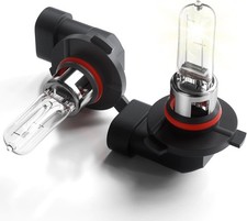 9005 HB3 Halogen Headlight Bulbs 3800K Warm White, High Low Beam Car Headlight B