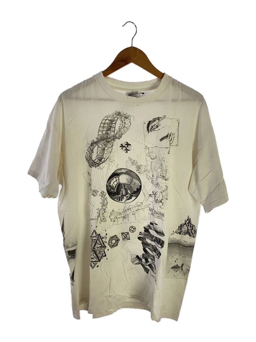 ALTRA T shirt altre marche XL cotone bianco fantasia completa usata