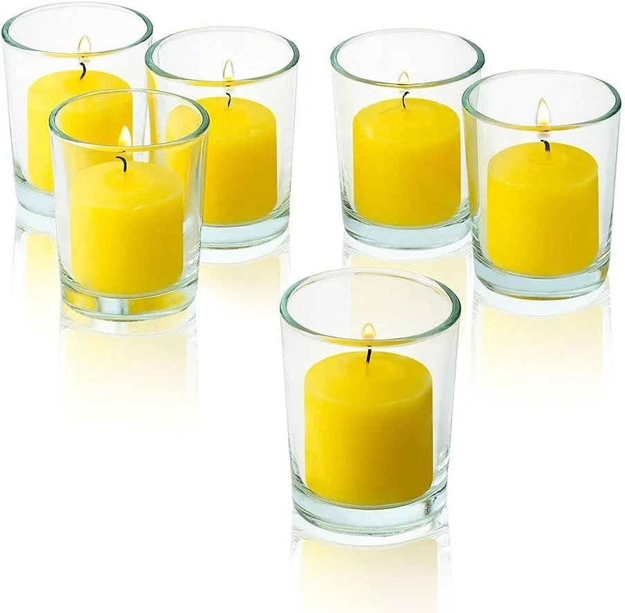 Set of 72 Votive Citronella Candles - Summer Scented Candles - for Indoor/Outdoo - Image 4 of 4