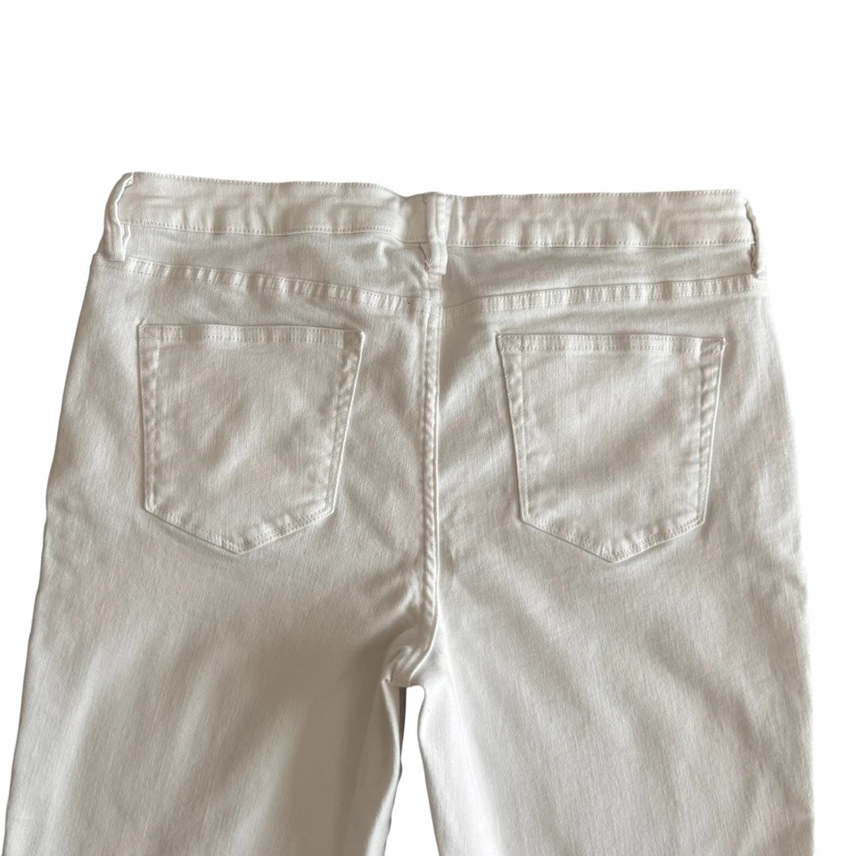 A.N.A. Jeans Women's 31/12 White Ankle Leggings Stretch Cotton Blend Pants 34x26 - Image 4 of 4