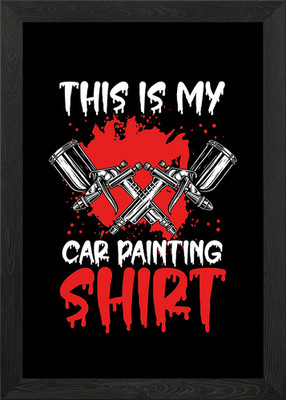 Das ist mein Auto Maler Gerahmtes Wandbild Poster Leinwandbild Bild
