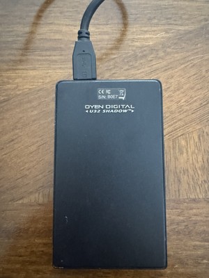 Oyen Digital U32 Digital Shadow External USB 3.0 Portable HDD Drive 500GB