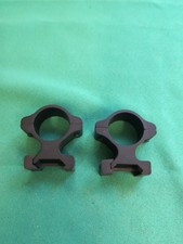 1" High Scope Ring Matte Black