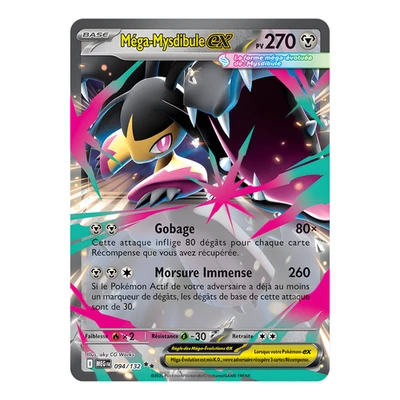 Méga-Mysdibule EX 094/132 🇫🇷 Carte Pokémon ME01 Méga-Évolution ME1 NM TCG Card - Photo 1/4