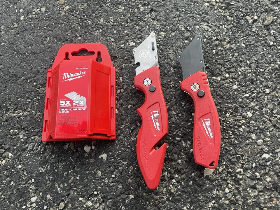 Juego de cuchillos utilitarios Milwaukee 1ª generación Fastback RARO (descontinuado) Foto 3 de 4