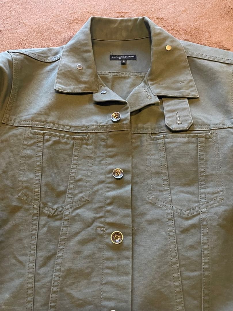 Engineered Garments 3rd Type Trucker Jacket Khaki… - image 5