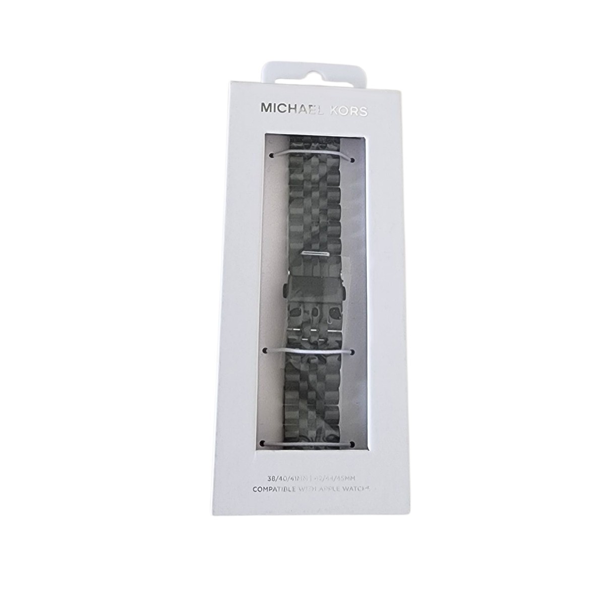 MK Band for Apple Watch ⌚️ Black Gray 38/40/41 mm Michael Kors Apple Watch Band - Etsy main image 4