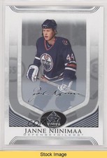 2020-21 SP Signature Edition Legends Silver Script Janne Niinimaa #30 READ kr0