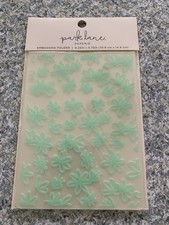 Park Lane Sketch Floral Embossing Folders 4.25" X 5.75" Card Making Crafts NIP