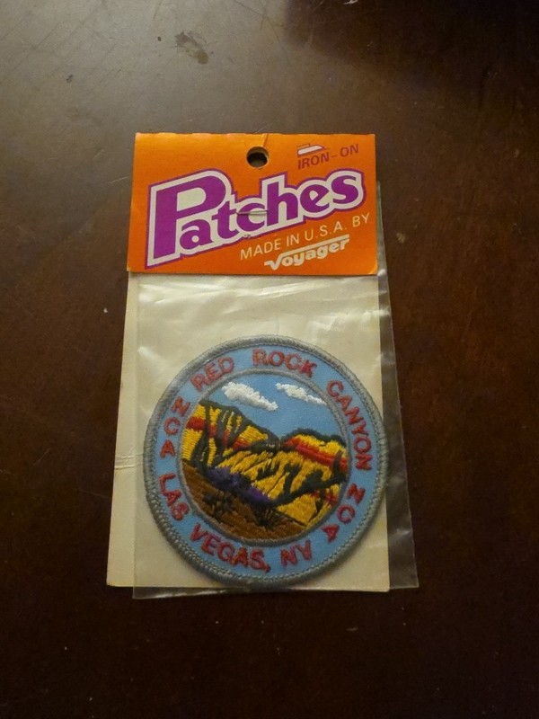 NIP Red Rock Canyon National Conservation Area NCA Las Vegas Voyager Patch Badge
