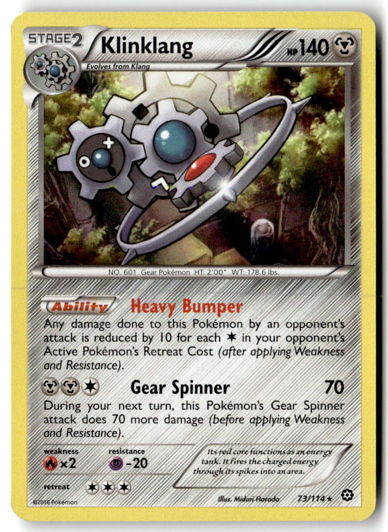 Klinklang 73/114 Holofoil - XY - Steam Siege - Pokemon - NM