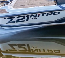 OEM Replacement Z21  Nitro XL Boat Yacht Decals 2PC Set Vinyl New Oracle 50”