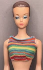 Vintage Barbie Knit PAK Stripe Knit Crop Top Shirt Striped NO DOLL