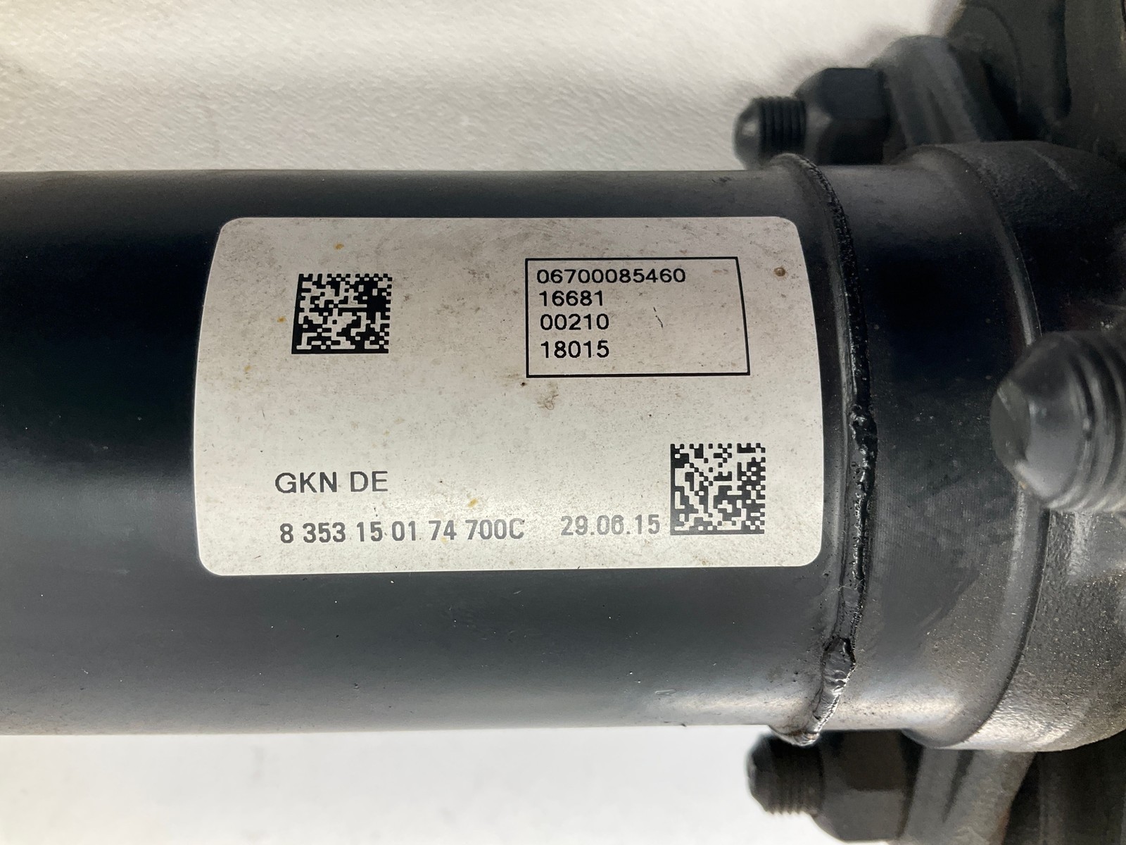 14-20 MASERATI Ghibli RWD Rear Drive Shaft