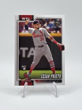 2026 Topps Series 1 Base Cesar Prieto RC St. Louis Cardinals #95