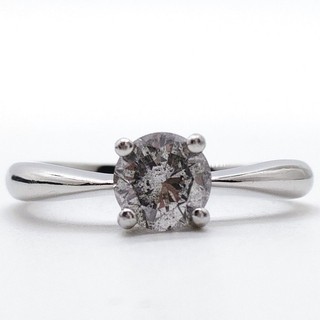 Jewelry Ring Natural Diamond 0.828ct Platinum 2657594