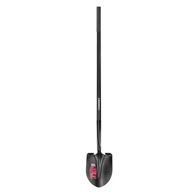 #ad Husky 47in Fiberglass Handle Digging Shovel Carbon Steel Blade Cushioned Grip $34.95