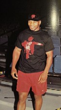 IRON Mike TYSON BOXING Black T SHIRT Single stitch SAMURAI LOGO MT Deadstock XXL