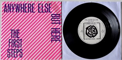 THE FIRST STEPS * Anywhere Else But Here * Vinyl 7   * PUNK * POWERPOP * UK