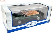 Model Car Group BMW 325i (E30) Cabriolet Dark Green 1985 1:18