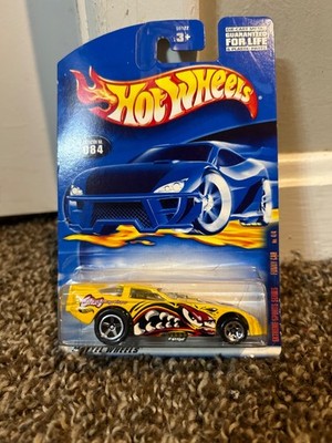 Hot Wheels 2001 Funny Car Yellow Chuy's Drag Team Extreme Sports #84 New on Card