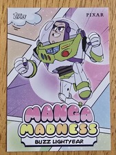 2026 Topps Disney Neon Buzz Lightyear MM-5 Manga Madness Insert Pixar Toy Story