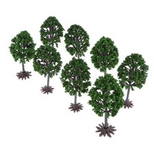 Set of 8pcs Mixed Miniature Trees Decor for Landscape Model