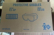 Protective Googles w/ Elastic Strap (Case of 36) Individually Packaged. (NEW)