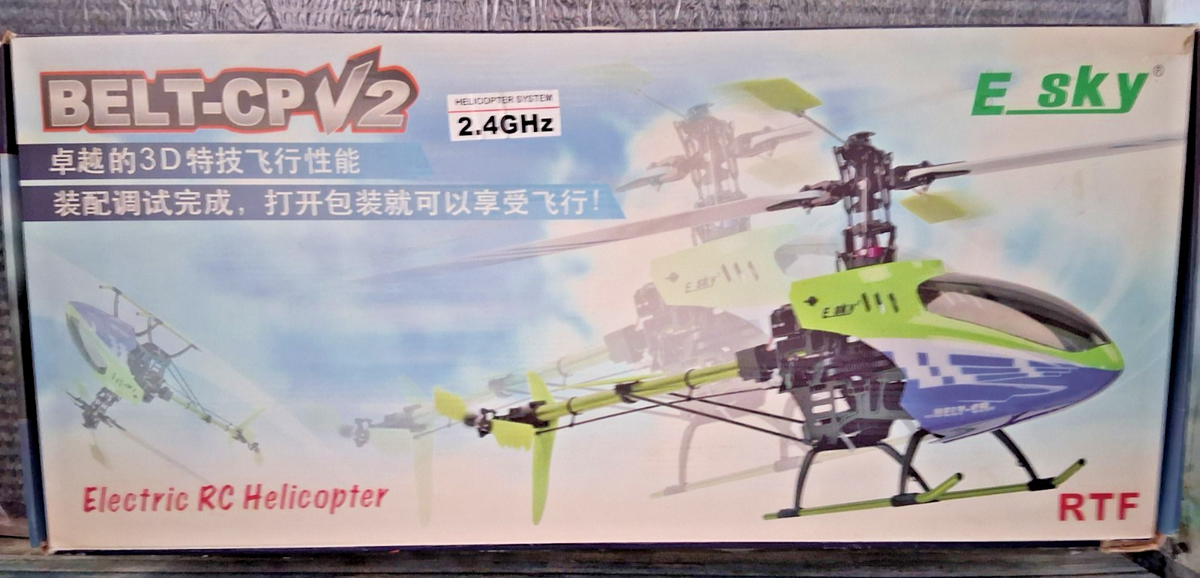 E Sky Belt-CPV2 Helicopter RC Helicopter-w/Remote/Charger +PARTS