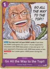 Go All The Way To The Top OP13-077 Carrying On His Will One Piece C Card