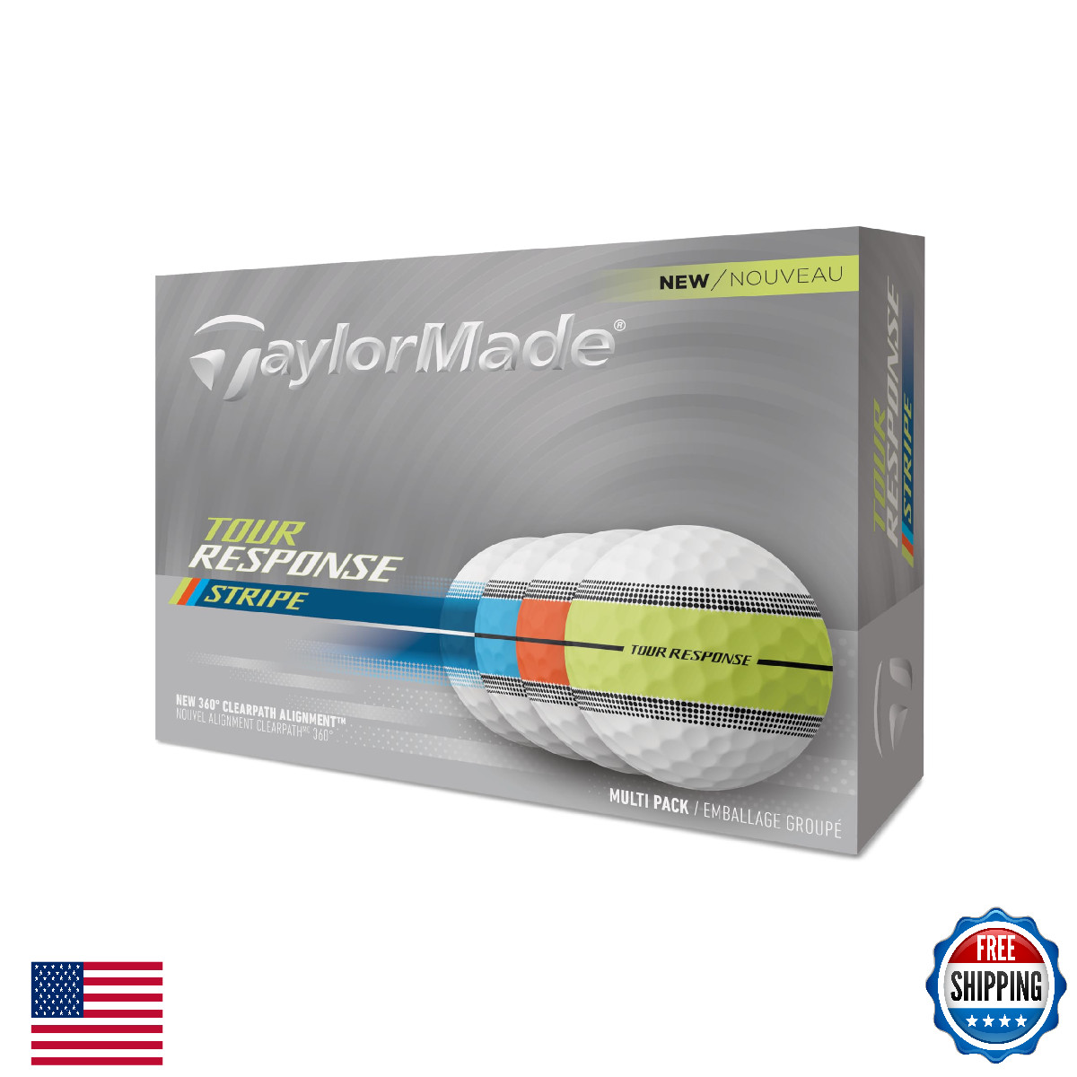 Tour Response Stripe Multi Golf Balls
