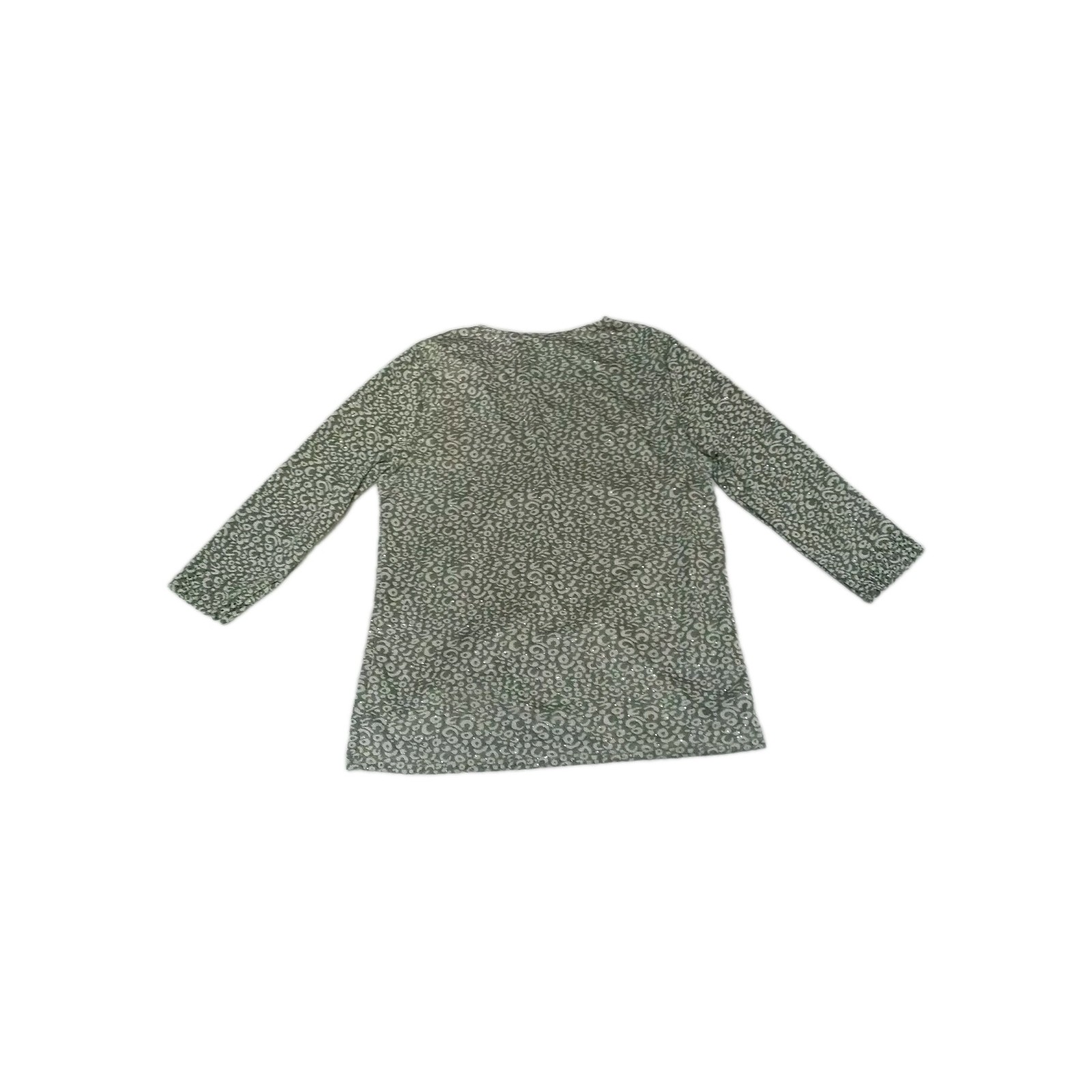 3-015 New Women's Beautiful CHANCES R Top Silver SIZE L | eBay