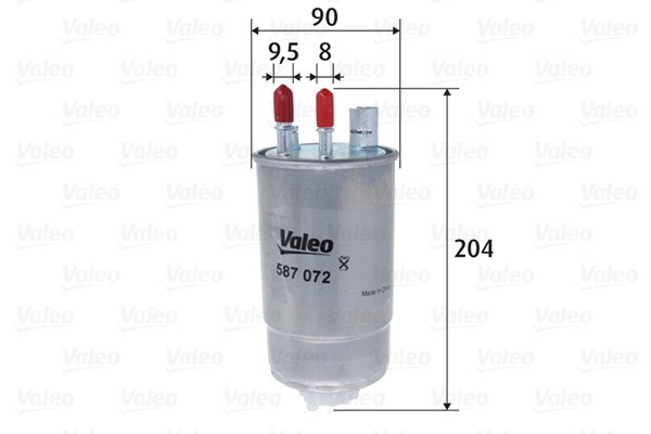 Fits VALEO 587072 DIESEL FILTER - IN LINE TYPE  ⭐UK Stock⭐