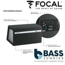 Focal BOMBAP20 - 8" 300 Watts Compact Active Car Subwoofer Enclosure
